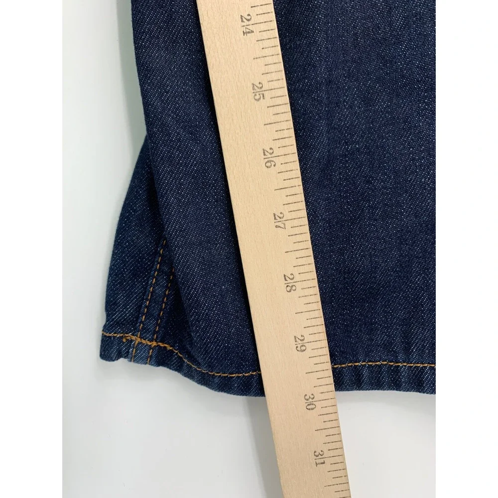 Diesel Larkee Jeans Mens 31x30 Blue Straight Leg Dark Wash Button Fly Denim